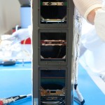 Masat-1 Integration at Toulouse, Robusta, Masat-1 and PW-Sat