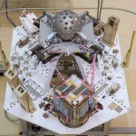 LARES, ALMASat-1 and CubeSats integration, Credits: ESA, CNES, Arianespace, Optique Video du CSG, P. Baudon