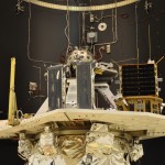 Vega payload before encapsulation in fairing, Credits: ESA - 2012